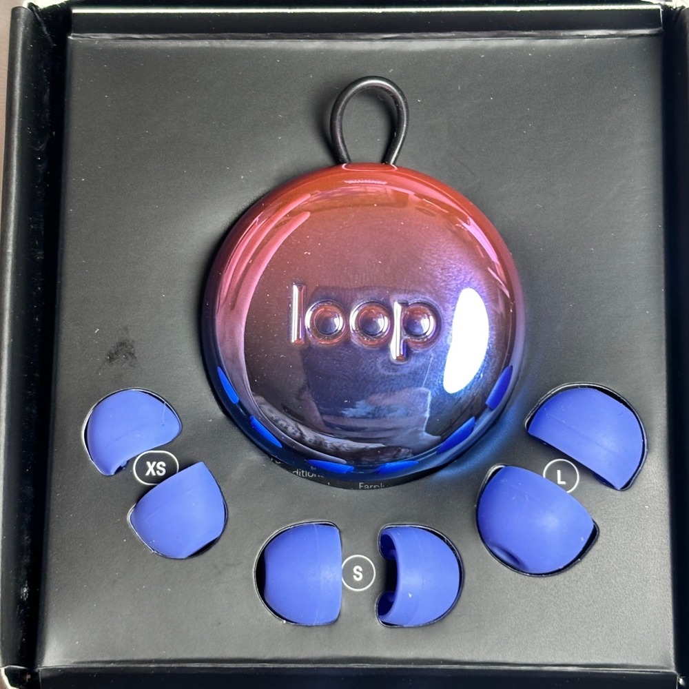 Loop Experience Equinox Midnight Sapphire High Fidelity Earplugs New Open Box